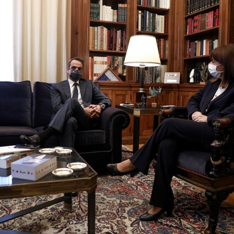 Κυριάκος Μητσοτάκης - Κατερίνα Σακελλαροπούλου