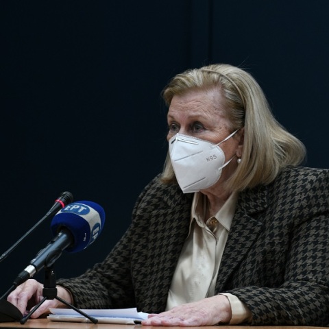 H πρόεδρος της Εθνικής Επιτροπής Εμβολιασμών, Μαρία Θεοδωρίδου
