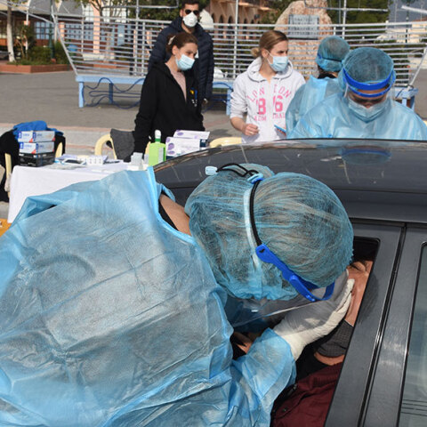 Drive through testing για κορωνοϊό στην Αργολίδα από κλιμάκιο του ΕΟΔΥ