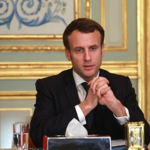 Ο πρόεδρος τη Γαλλίας, Εμανουέλ Μακρόν