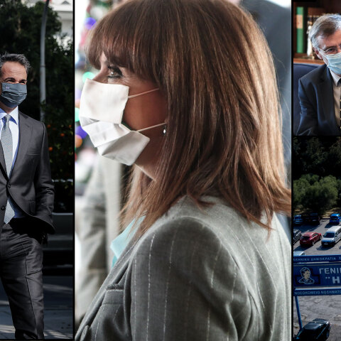 Τα πρώτα εμβόλια κατά του κορωνοϊού στην Ελλάδα κάνουν την Κυριακή 27 Δεκεμβρίου η Κατερίνα Σακελλαροπούλου, Κυριάκος Μητσοτάκης και Σωτήρης Τσιόδρας