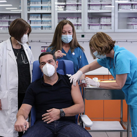 ΕΜΒΟΛΙΑΣΜΟΣ ΚΑΤΑ ΤΟΥ ΚΟΡΟΝΟΪΟΥ ΤΟΥ ΠΡΟΕΔΡΟΥ ΤΟΥ ΣΥΡΙΖΑ ΑΛ. ΤΣΙΠΡΑ ΣΤΟ ΝΟΣΟΚΟΜΕΙΟ ΕΥΑΓΓΕΛΙΣΜΟΣ