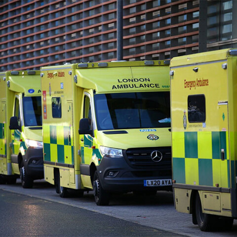 Ασθενοφόρα στη Μεγάλη Βρετανία