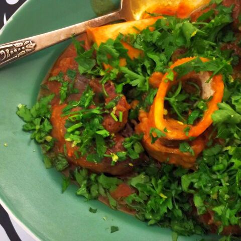 Osso buco με ριζότο μιλανέζε