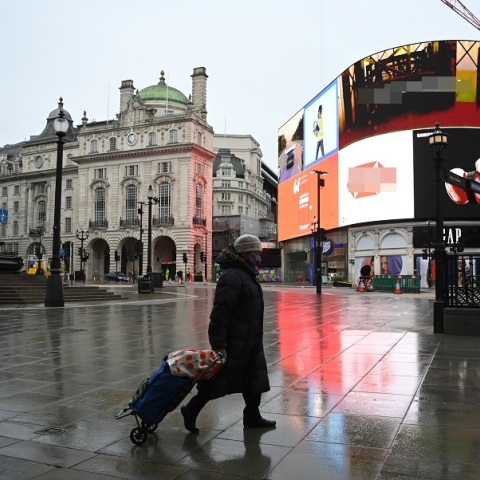 Στιγμιότυπο από το lockdown στη Βρετανία