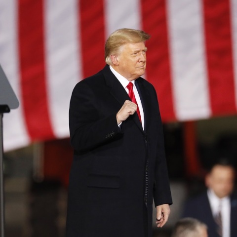 Ο απερχόμενος πρόεδρος των ΗΠΑ, Ντόναλντ Τραμπ
