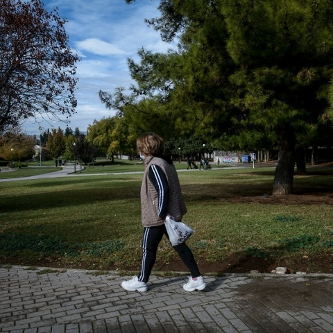 Στιγμιότυπο από το lockdown στην Αθήνα 