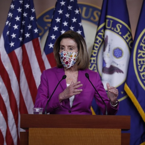 Η πρόεδρος της Βουλής των Αντιπροσώπων, Νάνσι Πελόζι