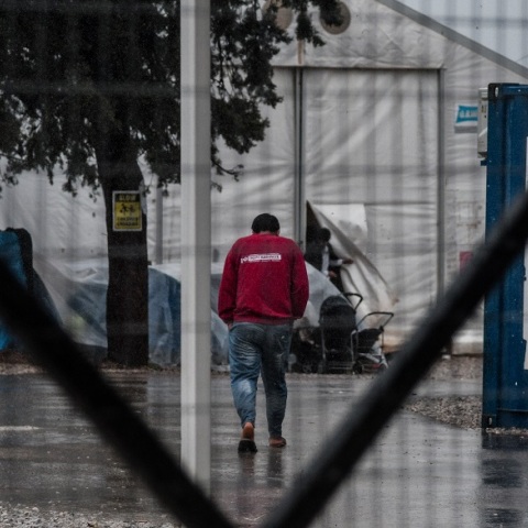 Η δομή φιλοξενίας προσφύγων στη Μαλακάσα