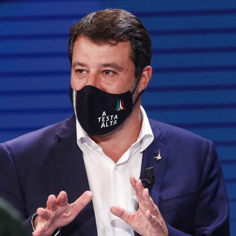 Ο πρώην υπουργός Εσωτερικών της Ιταλίας, Ματέο Σαλβίνι