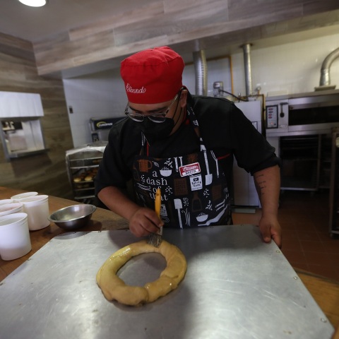 Εργαζόμενος ζαχαροπλάστης στο Μεξικό