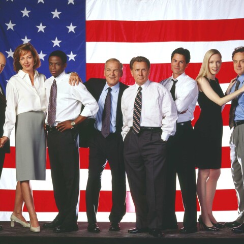 Οι πρωταγωνιστές της τηλεοπτικής σειράς The West Wing