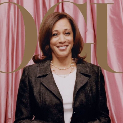 Η Kamala Harris στο εξώφυλλο της Vogue ποζάρει χαμογελαστή