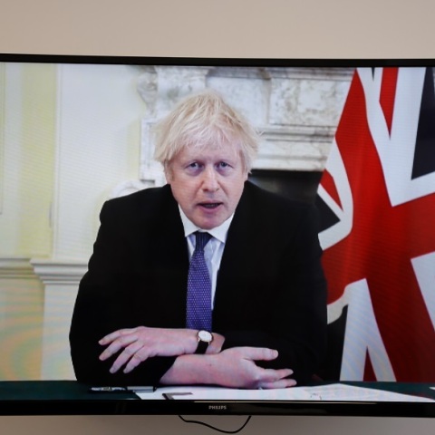 Ο πρωθυπουργός της Βρετανίας, Μπόρις Τζόνσον