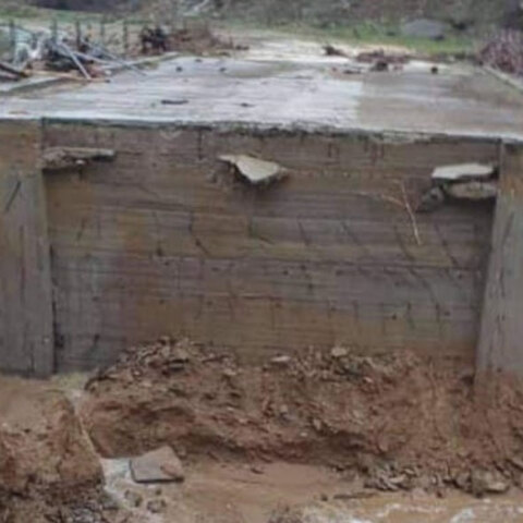 Κακοκαιρία στον Έβρο - Έπεσε γέφυρα στο Σουφλί