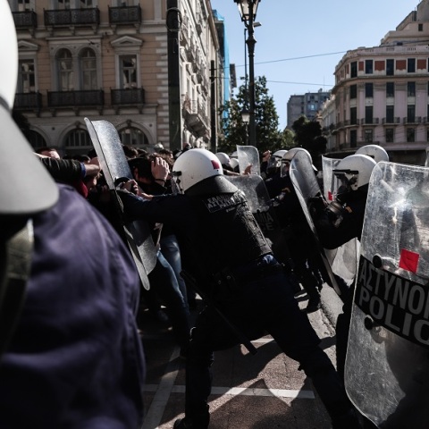 Επεισόδια στο κέντρο της Αθήνας