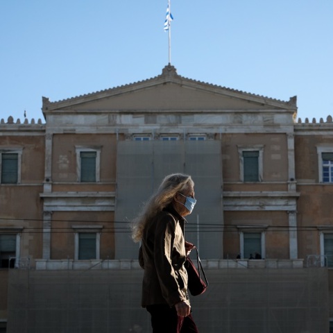 Στιγμιότυπο από το lockdown στην Αθήνα 