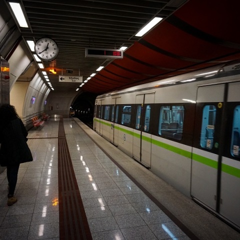 Σταθμός του μετρό -Αποβάθρα