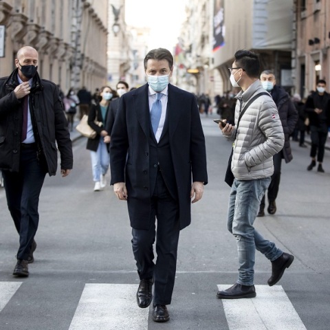 Ο πρωθυπουργός της Ιταλίας, Τζουζέπε Κόντε