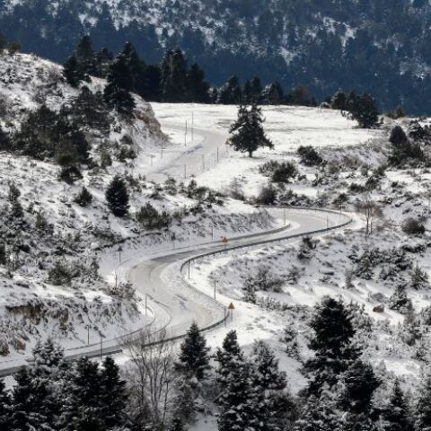  Χιόνια στο νομό Λάρισας 