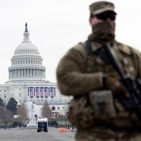 Φρούριο η Ουάσινγκτον ενόψει της ορκωμοσίας του Τζο Μπάιντεν
