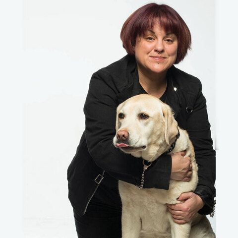 Ιωάννα-Μαρία Γκέρτσου, ιδρύτρια Σχολής Σκύλων-Οδηγών Λάρα