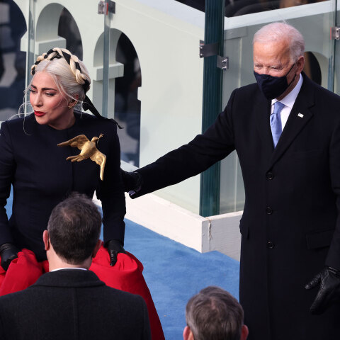 Τζο Μπάιντεν και Lady Gaga στην ορκωμοσία στην Ουάσινγκτον