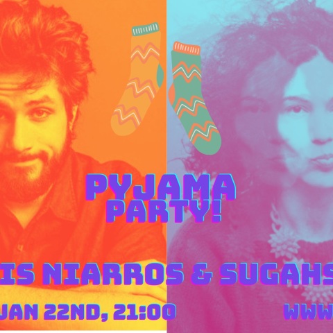 Η Sugahspank, ο Γιάννης Νιάρρος και ένα πάρτι με πιτζάμες!