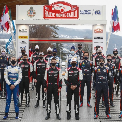 Στιγμιότυπο από το WRC Μόντε Κάρλο Ράλι 2021