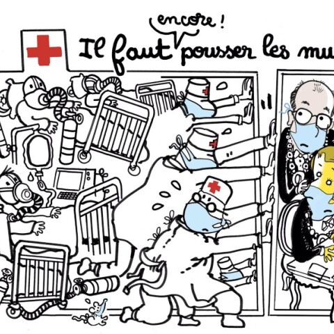 Σκίτσο του Plantu για τον κορωνοϊό