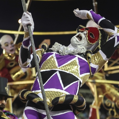 Στιγμιότυπο από το καρναβάλι του Ρίο