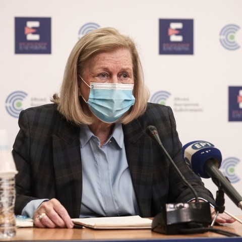 Η πρόεδρος της Εθνικής Επιτροπής Εμβολιασμών, Μαρία Θεοδωρίδου