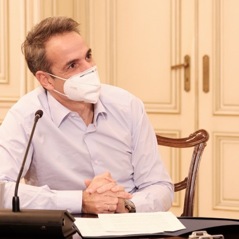 Ο πρωθυπουργός Κυριάκος Μητσοτάκης 