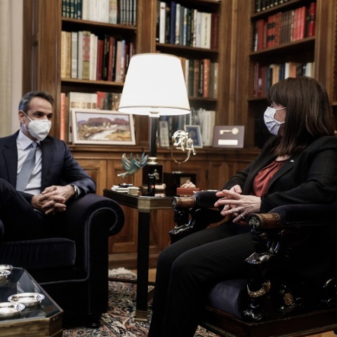 Συνάντηση Κυριάκου Μητσοτάκη με την ΠτΔ, Κατερίνα Σακελλαροπούλου