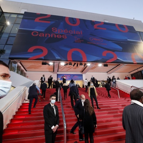 Στιγμιότυπο από διοργάνωση του Φεστιβάλ των Καννών