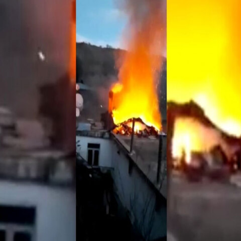 Ξάνθη: Το σπίτι που τυλίχθηκε στις φλόγες, με αποτέλεσμα να χάσουν τη ζωή τους δύο ηλικιωμένοι