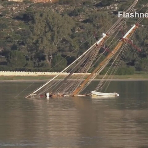 Βυθίστηκε ιστιοφόρο στη Σούδα στην Κρήτη