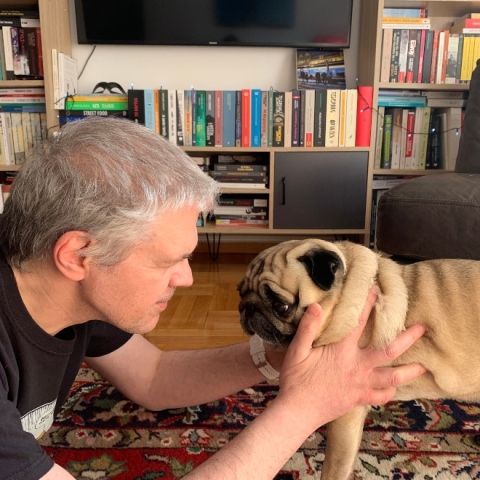 Ο Κυριάκος Αθανασιάδης με τον αγαπημένο του Αρσέν