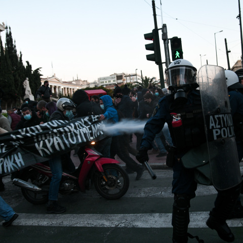  Επεισόδια στο Κέντρο της Αθήνας 