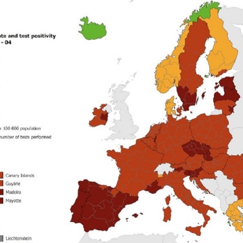 Κορωνοϊός – Χάρτης ECDC