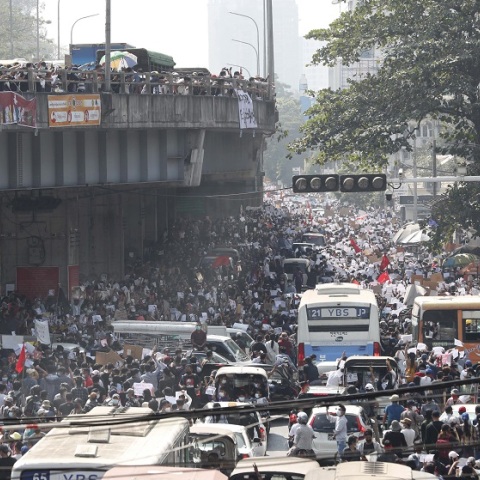 Διαδηλώσεις στη Μιανμάρ