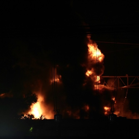 Φωτιά στο ΚΥΤ Ασπροπύργου