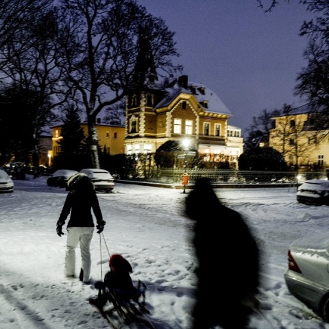 Χιονοπτώσεις στη Γερμανία