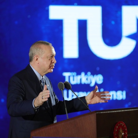 Ο Τούρκος πρόεδρος, Ρετζέπ Ταγίπ Ερντογάν 