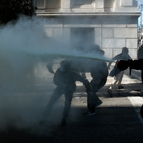 Επεισόδια στο πανεκπαιδευτικό συλλαλητήριο της Αθήνας