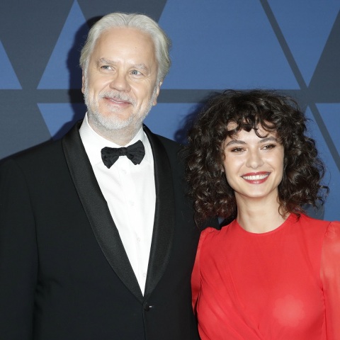 Tim Robbins και Gratiela Brancusi ©EPA/NINA PROMMER