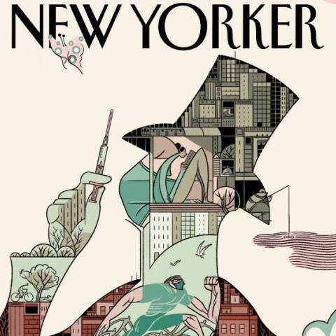 Το εξώφυλλο του περιοδικό The New Yorker για τα 96 χρόνια κυκλοφορίας