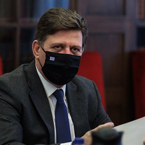 Ο αναπληρωτής υπουργός Εξωτερικών, Μιλτιάδης Βαρβιτσιώτης 