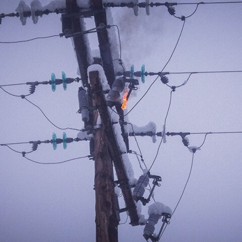 Κακοκαιρία: Διακοπή ρεύματος σε περιοχές λόγω του χιονιά (ΦΩΤΟ ΑΡΧΕΙΟΥ)