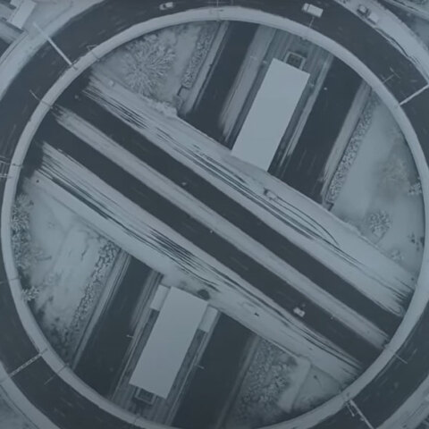 Κακοκαιρία «Μήδεια»: Σε λευκό κλοιό το «Δαχτυλίδι» στην Κηφισίας